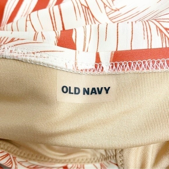 NWT Old Navy Tie-Front One-Piece Swimsuit Pineapple Hibiscus Print Plus Size 2X - Picture 12 of 16